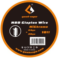 Geekvape N80 Clapton odporový drát 24Ga+36Ga 3m