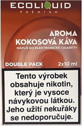 Liquid Ecoliquid Premium 2Pack Coconut Coffee 2x10ml