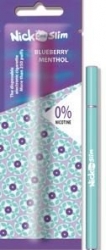 Nick One Slim elektronická cigareta Blueberry Menthol 0mg (Borůvka s mentolem)
