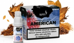 Liquid WAY to Vape 4Pack American 4x10ml