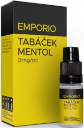 Liquid EMPORIO Tabáček - Mentol 10ml