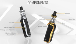 Smoktech Priv N19 Grip 1200mAh Full Kit Prism Chrome Black