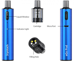 Joyetech eGo Pod elektronická cigareta 1000mAh Blue