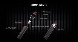 Smoktech Vape Pen V2 elektronická cigareta 1600mAh Red