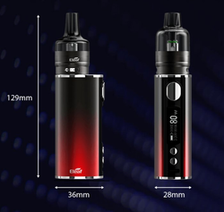 iSmoka-Eleaf iStick T80 GTL Pod Tank Grip Full Kit 3000mAh Gradient Red