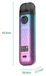 Smoktech NOVO 4 elektronická cigareta 800mAh Cyan Pink Cobra
