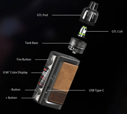 iSmoka-Eleaf iStick Power 2 80W full Kit Grip Red