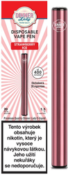 Dinner Lady Vape Pen elektronická cigareta Strawberry Ice 20mg