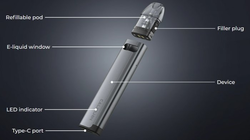 Uwell Caliburn A2S elektronická cigareta 520mAh Gradient