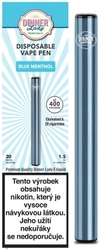 Dinner Lady Vape Pen elektronická cigareta Blue Menthol 20mg