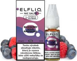 Liquid ELFLIQ Nic SALT Blueberry Sour Raspberry 10ml