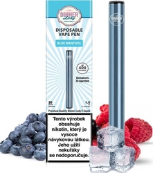 Dinner Lady Vape Pen elektronická cigareta Blue Menthol 20mg