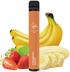 Elf Bar 600 elektronická cigareta Strawberry Banana 20mg