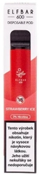 Elf Bar 600 elektronická cigareta Strawberry Ice 20mg