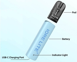 iSmoka-Eleaf IORE LITE 2 elektronická cigareta 490mAh Greenery