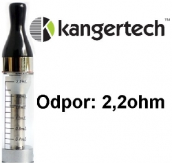 Kangertech CC/T2 clearomizer 2,4ml 2,2ohm Clear