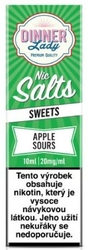 Liquid Dinner Lady Nic SALT Apple Sours 10ml - 20mg