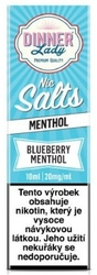 Liquid Dinner Lady Nic SALT Blueberry Menthol 10ml - 20mg