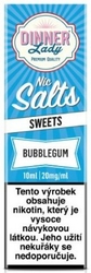 Liquid Dinner Lady Nic SALT Bubblegum 10ml - 20mg