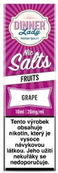 Liquid Dinner Lady Nic SALT Grape 10ml - 20mg