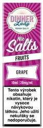 Liquid Dinner Lady Nic SALT Grape 10ml - 20mg
