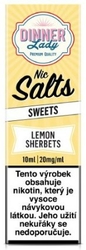 Liquid Dinner Lady Nic SALT Lemon Sherbets 10ml - 20mg