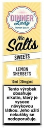 Liquid Dinner Lady Nic SALT Lemon Sherbets 10ml - 20mg