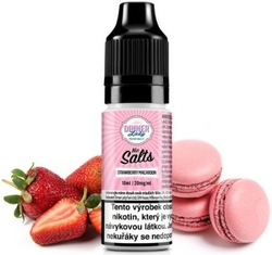 Liquid Dinner Lady Nic SALT Strawberry Macaroon 10ml - 20mg