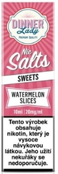 Liquid Dinner Lady Nic SALT Watermelon Slices 10ml - 20mg