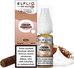 Liquid ELFLIQ Nic SALT Cream Tobacco 10ml