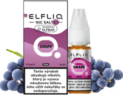 Liquid ELFLIQ Nic SALT Grape 10ml