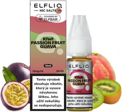 Liquid ELFLIQ Nic SALT Kiwi Passion Fruit Guava 10ml