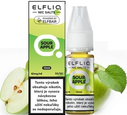 Liquid ELFLIQ Nic SALT Sour Apple 10ml