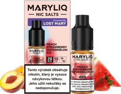 Liquid MARYLIQ Nic SALT Peach Strawberry Watermelon Ice 10ml