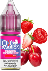 Liquid OXVA OX PASSION Salts Strawberry Raspberry Cherry 10ml
