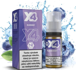 Liquid X4 Bar Juice - Borůvka (Blueberry) 10ml
