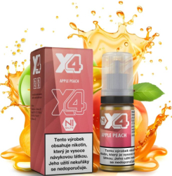 Liquid X4 Bar Juice - Jablko a broskev (Apple Peach) 10ml