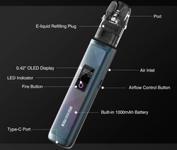 Lost Vape Ursa Nano Pro 2 elektronická cigareta 1000mAh Black Mecha