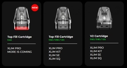 OXVA Xlim V3 Top Fill cartridge 0,4ohm 2ml