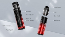 Smoktech RPM C 50W grip Full Kit 1650mAh Transparent Black