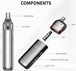 Smoktech Tech247 Pod elektronická cigareta 1800mAh Gun Metal