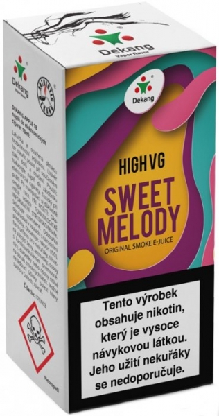 Liquid Dekang High VG Sweet Melody 10ml - (Broskev s citrónem)
