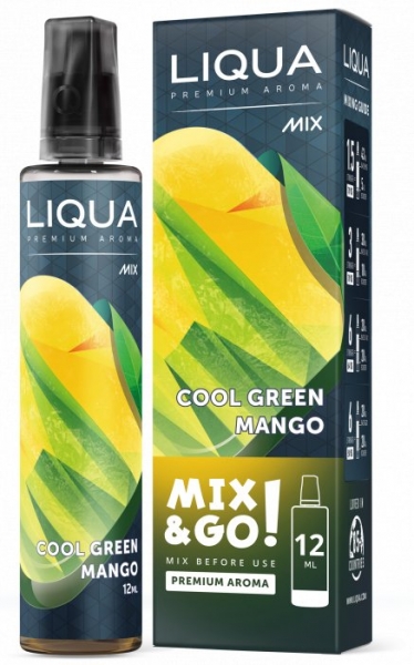 Příchuť Liqua Mix&Go 12ml Cool Green Mango
