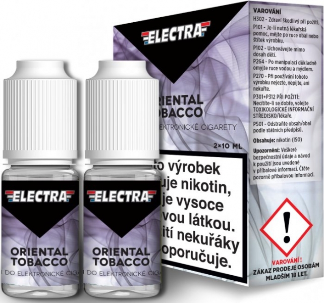 ELECTRA E-liquid 2Pack OrientalTobacco 2x10ml