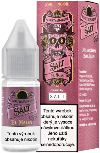 Liquid Juice Sauz SALT Over The Border El Malva 10ml