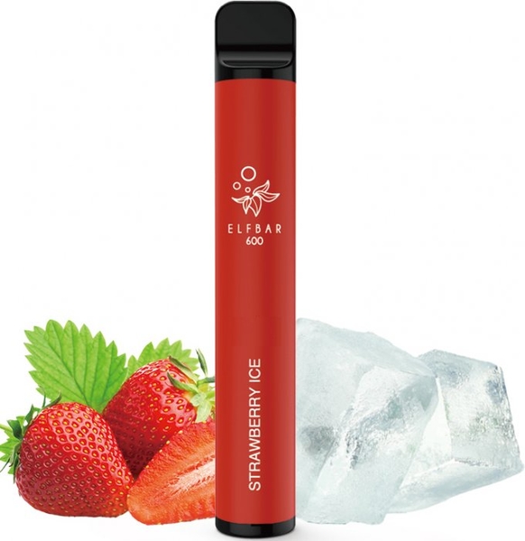 Elf Bar 600 elektronická cigareta Strawberry Ice