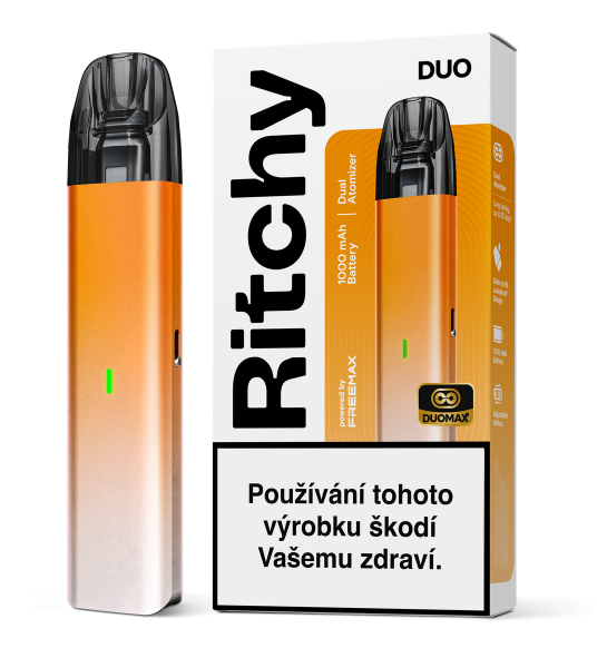 Ritchy Duo Max elektronická cigareta Oranžová 1000mAh