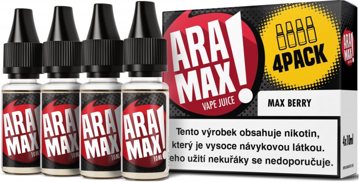 Liquid ARAMAX 4Pack Max Berry 4x10ml