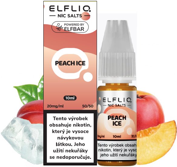 Liquid ELFLIQ Nic SALT Peach Ice 10ml