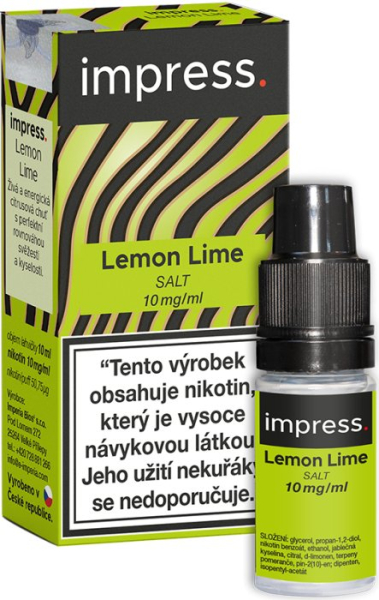 Liquid IMPRESS SALT Lemon Lime 10ml